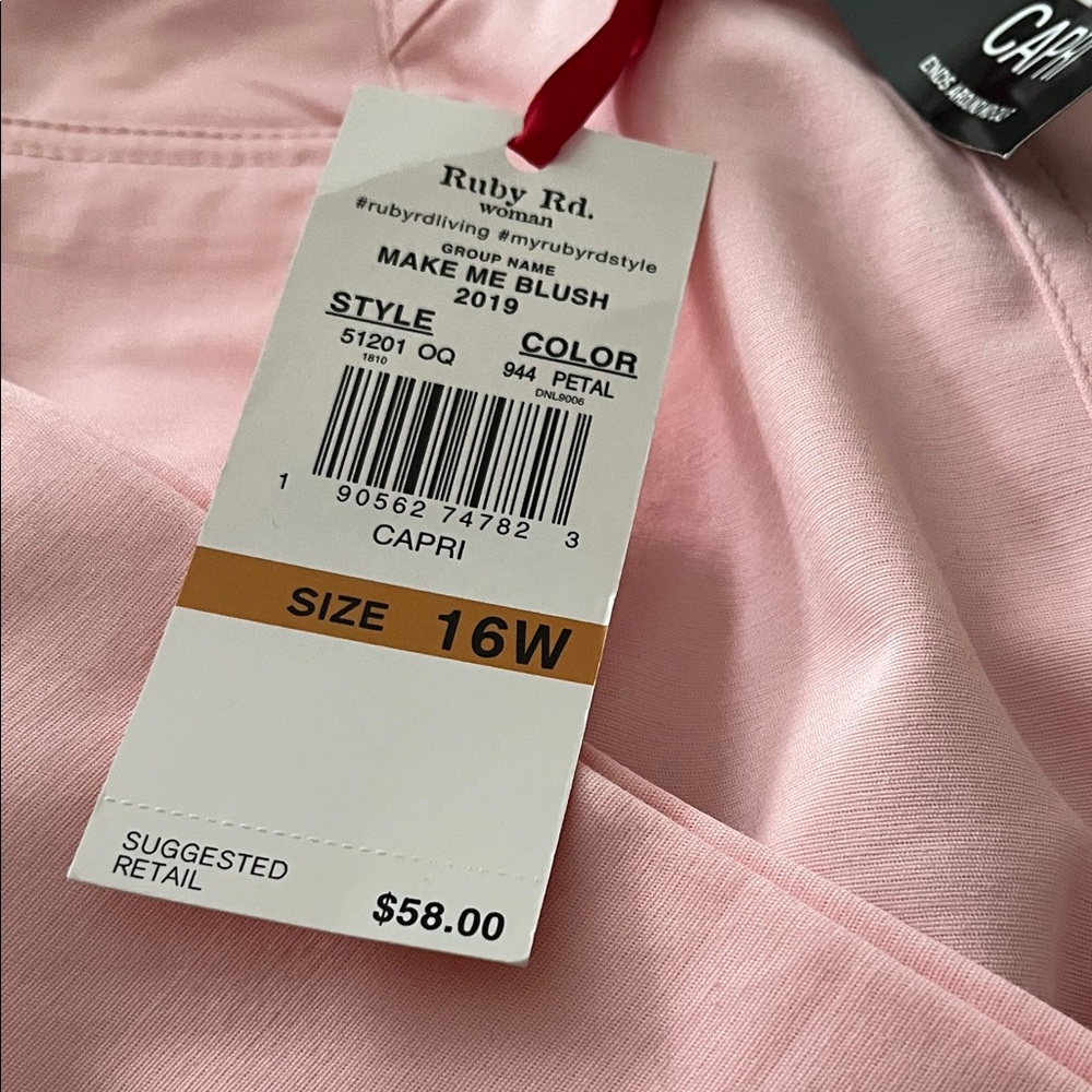 Ruby Rd. Pink Women's Shorts - Picture 2 of 6